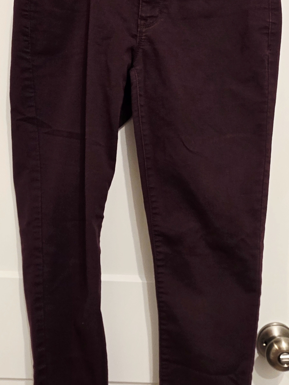 Knox Rose Women's Burgundy Skinny Jeans